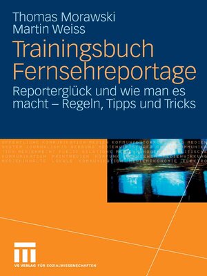 cover image of Trainingsbuch Fernsehreportage